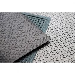 Aqua Shield Squares Bluestone 35 in. x 85 in. PET Polyester Runner Rug Door Mat by Bungalow Flooring 14 Aqua Shield Squares Bluestone 35 in. x 85 in. PET Polyester Runner Rug Door Mat by Bungalow Flooring -Bungalow Flooring Store bluestone bungalow flooring commercial floor mats 280580037 66 1000