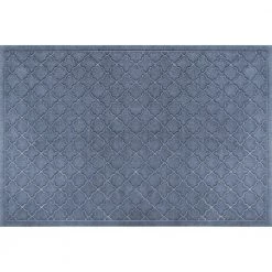 Aqua Shield Cordova Bluestone 45 in. x 70 in. PET Polyester Door Mat by Bungalow Flooring