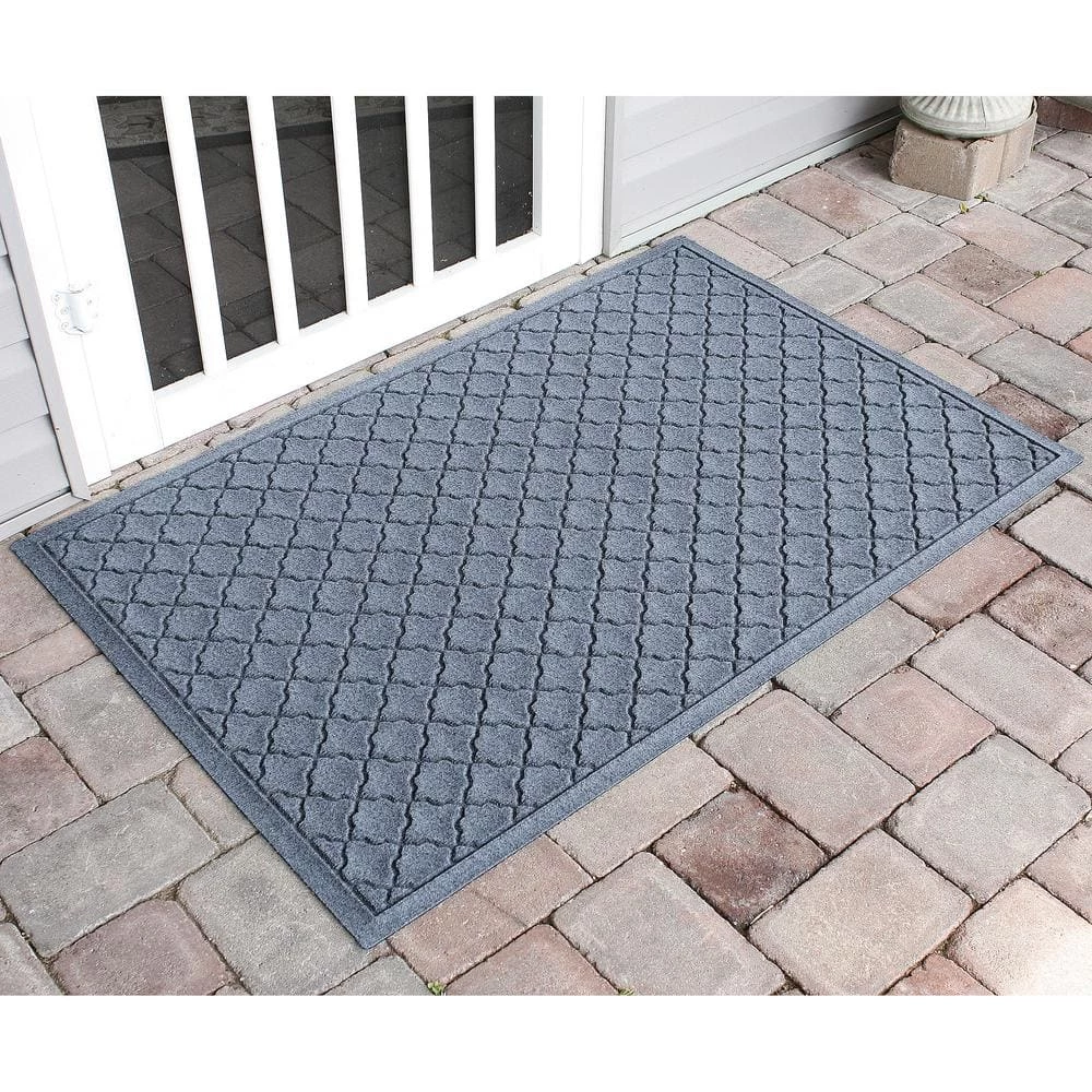 Aqua Shield Cordova Bluestone 45 in. x 70 in. PET Polyester Door Mat by Bungalow Flooring 2 Aqua Shield Cordova Bluestone 45 in. x 70 in. PET Polyester Door Mat by Bungalow Flooring - Image 2