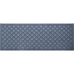 Aqua Shield Cordova Bluestone 22 in. x 60 in. PET Polyester Door Mat by Bungalow Flooring