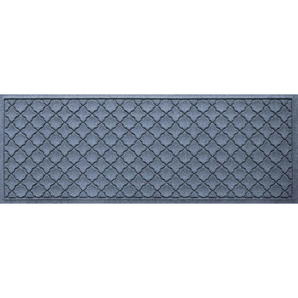 Aqua Shield Cordova Bluestone 22 in. x 60 in. PET Polyester Door Mat by Bungalow Flooring 1 Aqua Shield Cordova Bluestone 22 in. x 60 in. PET Polyester Door Mat by Bungalow Flooring