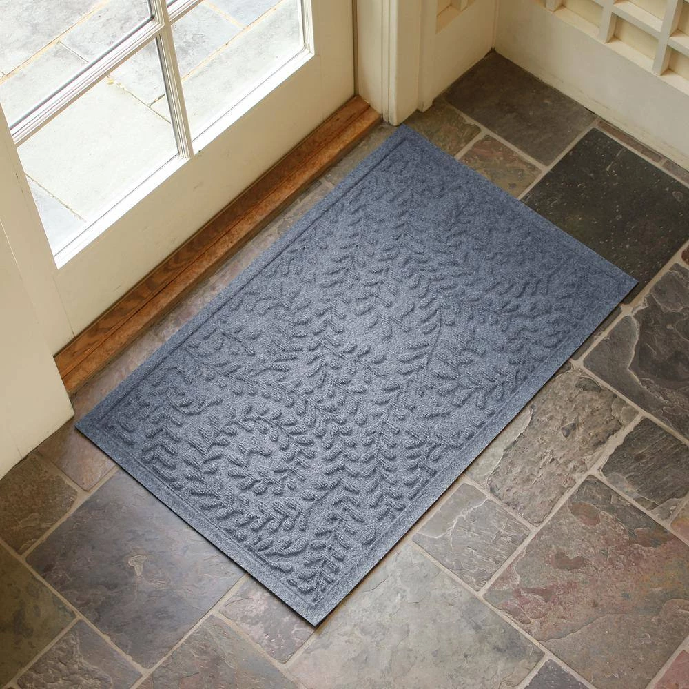 Aqua Shield Boxwood Bluestone 23 in. x 35 in. PET Polyester Door Mat by Bungalow Flooring 11 Aqua Shield Boxwood Bluestone 23 in. x 35 in. PET Polyester Door Mat by Bungalow Flooring - Image 11