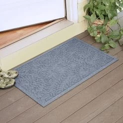 Aqua Shield Boxwood Bluestone 23 in. x 35 in. PET Polyester Door Mat by Bungalow Flooring 13 Aqua Shield Boxwood Bluestone 23 in. x 35 in. PET Polyester Door Mat by Bungalow Flooring -Bungalow Flooring Store bluestone bungalow flooring door mats 20378580023 40 1000