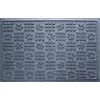 Aqua Shield Dog Paw Squares Bluestone 23 in. x 35 in. PET Polyester Pet Mat by Bungalow Flooring
