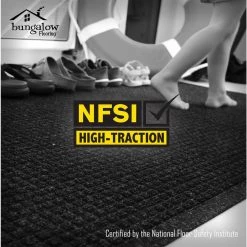 Aqua Shield Lattice Bluestone 35 in. x 59 in. PET Polyester Indoor Outdoor Door Mat by Bungalow Flooring -Bungalow Flooring Store bluestone bungalow flooring door mats 20783580035 44 1000