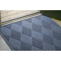 Aqua Shield Diamonds Bluestone 35 in. x 59 in. PET Polyester Door Mat by Bungalow Flooring 21 Aqua Shield Diamonds Bluestone 35 in. x 59 in. PET Polyester Door Mat by Bungalow Flooring -Bungalow Flooring Store bluestone bungalow flooring door mats 844580035 31 1000