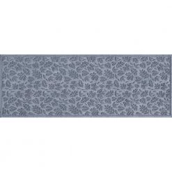 Aqua Shield Fall Day Bluestone 22 in. x 60 in. PET Polyester Door Mat by Bungalow Flooring