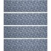 Aqua Shield Dogwood Leaf Bluestone 8.5 in. X 30 in. PET Polyester Indoor Outdoor Stair Tread Covers (Set of 4) by Bungalow Flooring