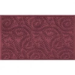 Aqua Shield Boxwood Bordeaux 35 in. x 59 in. PET Polyester Door Mat by Bungalow Flooring
