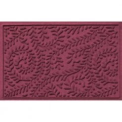 Aqua Shield Boxwood Bordeaux 22 in. x 60 in. PET Polyester Door Mat Runner Rug by Bungalow Flooring