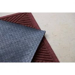 Aqua Shield Diamonds Bordeaux 23 in. x 35 in. PET Polyester Door Mat by Bungalow Flooring -Bungalow Flooring Store bordeaux bungalow flooring door mats 844600023 66 1000