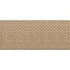 Aqua Shield Cordova Camel 35 in. x 85 in. PET Polyester Door Mat by Bungalow Flooring