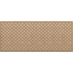 Aqua Shield Cordova Camel 35 in. x 85 in. PET Polyester Door Mat by Bungalow Flooring