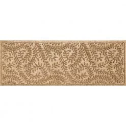 Aqua Shield Boxwood Camel 30 in. x 98 in. PET Polyester Door Mat Runner Rug by Bungalow Flooring