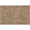 Aqua Shield Boxwood Camel 22 in. x 60 in. PET Polyester Door Mat Runner Rug by Bungalow Flooring