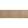 Aqua Shield Chevron Camel 30 in. x 96 in. PET Polyester Indoor Outdoor Door Mat by Bungalow Flooring