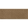 Aqua Shield Lattice Camel 22 in. x 60 in. PET Polyester Indoor Outdoor Door Mat by Bungalow Flooring