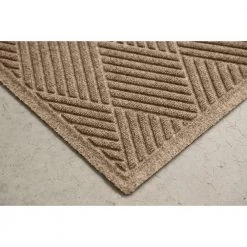 Aqua Shield Diamonds Camel 23 in. x 35 in. PET Polyester Door Mat by Bungalow Flooring -Bungalow Flooring Store camel bungalow flooring door mats 844500023 40 1000