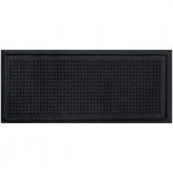 Aqua Shield Squares 15 in. x 36 in. Boot Tray Charcoal by Bungalow Flooring