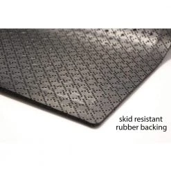 Aqua Shield Diamonds 15 in. x 36 in. PET Polyester Indoor Outdoor Boot Tray Charcoal by Bungalow Flooring -Bungalow Flooring Store charcoal bungalow flooring boot trays 20493541536 66 1000