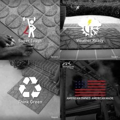 Hourglass by Bungalow Flooring -Bungalow Flooring Store charcoal bungalow flooring door mats 20915540023 c3 1000