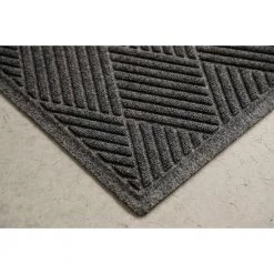 Aqua Shield Diamonds Charcoal 3 ft. x 8 ft. PET Polyester Runner Rug by Bungalow Flooring 19 Aqua Shield Diamonds Charcoal 3 ft. x 8 ft. PET Polyester Runner Rug by Bungalow Flooring -Bungalow Flooring Store charcoal bungalow flooring door mats 844540038 31 1000
