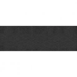 Aqua Shield Diamonds Charcoal 3 ft. x 8 ft. PET Polyester Runner Rug by Bungalow Flooring