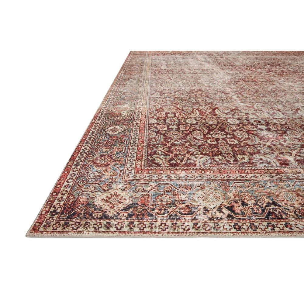Layla Cinnamon/Sage 2 ft. 3 in. x 3 ft. 9 in. Traditional 100% Polyester Area Rug by LOLOI II 2 Layla Cinnamon/Sage 2 ft. 3 in. x 3 ft. 9 in. Traditional 100% Polyester Area Rug by LOLOI II - Image 2