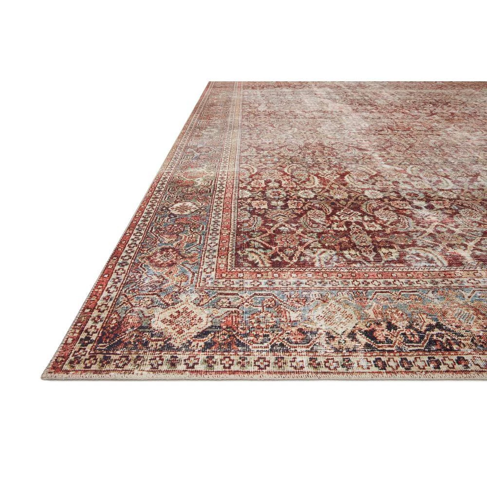 Layla Cinnamon/Sage 3 ft. 6 in. x 5 ft. 6 in. Traditional 100% Polyester Area Rug by LOLOI II 2 Layla Cinnamon/Sage 3 ft. 6 in. x 5 ft. 6 in. Traditional 100% Polyester Area Rug by LOLOI II - Image 2