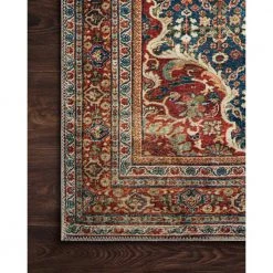 Layla Cobalt Blue/Spice 1 ft. 6 in. x 1 ft. 6 in. Sample Traditional Polyester Area Rug by LOLOI II 8 Layla Cobalt Blue/Spice 1 ft. 6 in. x 1 ft. 6 in. Sample Traditional Polyester Area Rug by LOLOI II -Bungalow Flooring Store cobalt blue spice loloi ii area rugs layllay 09cusq160s d4 1000