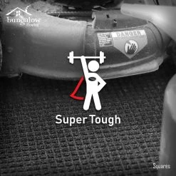 Aqua Shield Argyle Dark Brown 45 in. x 70 in. Recycled Polyester/Rubber Indoor Outdoor Estate Mat by Bungalow Flooring -Bungalow Flooring Store dark brown bungalow flooring door mats 20377520046 1f 1000