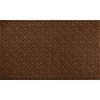 Aqua Shield Lattice Dark Brown 35 in. x 59 in. PET Polyester Indoor Outdoor Door Mat by Bungalow Flooring