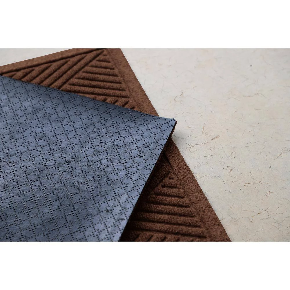 Aqua Shield Diamonds Dark Brown 35 in. x 59 in. PET Polyester Door Mat by Bungalow Flooring 5 Aqua Shield Diamonds Dark Brown 35 in. x 59 in. PET Polyester Door Mat by Bungalow Flooring - Image 5