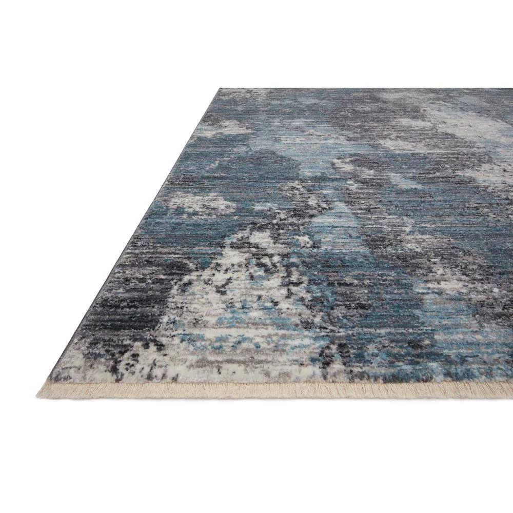 Samra Dove/Sky 9 ft. 6 in. x 13 ft. 1 in. Transitional Polypropylene Pile Area Rug by LOLOI II 2 Samra Dove/Sky 9 ft. 6 in. x 13 ft. 1 in. Transitional Polypropylene Pile Area Rug by LOLOI II - Image 2