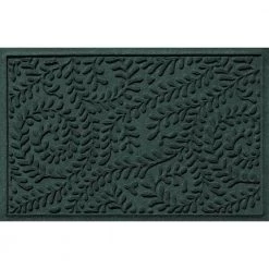 Aqua Shield Boxwood Evergreen 23 in. x 35 in. PET Polyester Door Mat by Bungalow Flooring