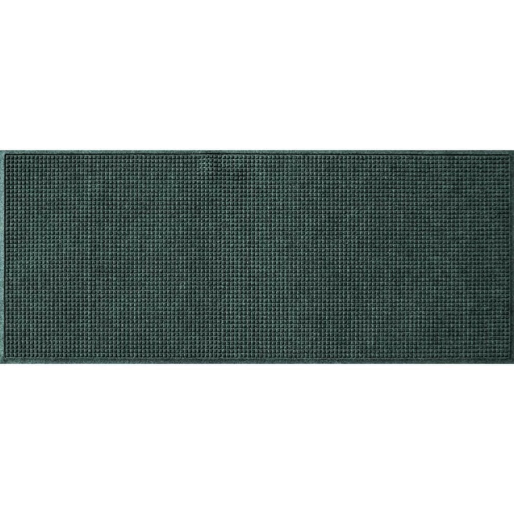 Aqua Shield Squares 35 in. x 116 in. PET Polyester Indoor Outdoor Runner Rug Mat Evergreen by Bungalow Flooring 1 Aqua Shield Squares 35 in. x 116 in. PET Polyester Indoor Outdoor Runner Rug Mat Evergreen by Bungalow Flooring