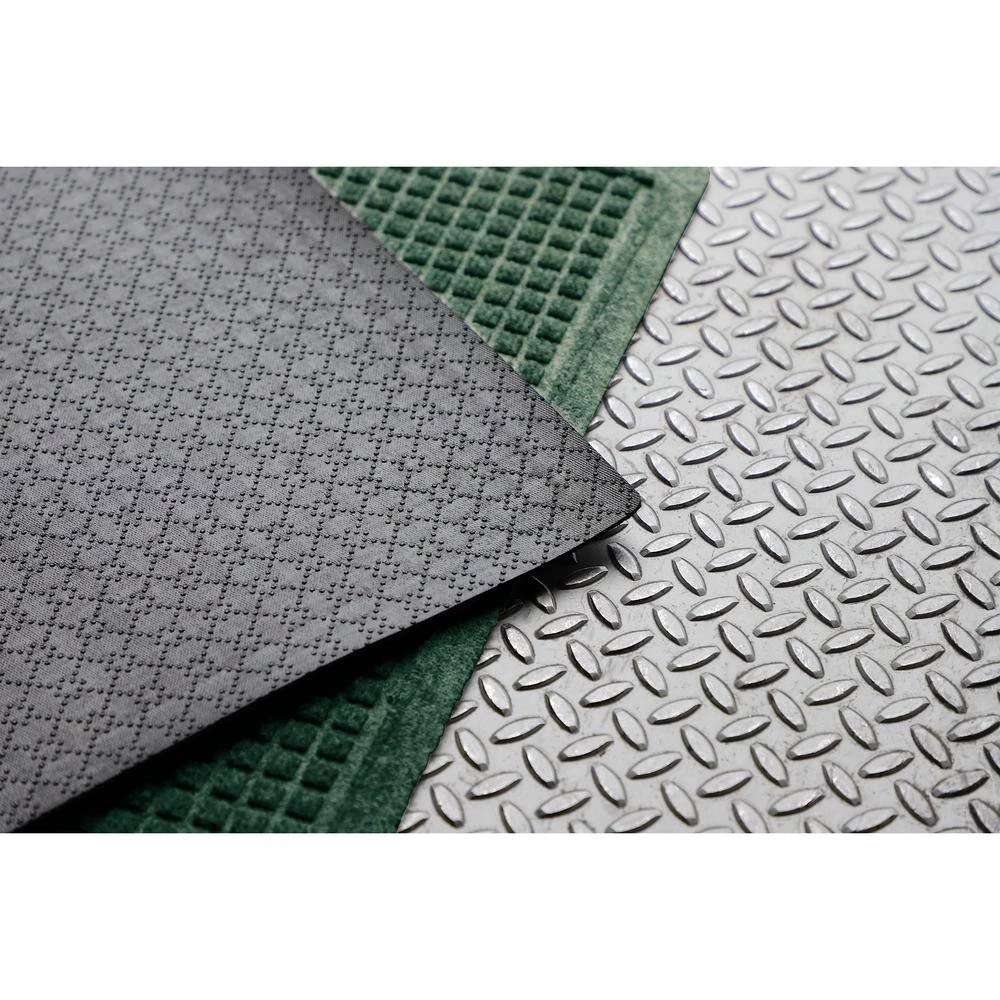 Aqua Shield Squares 35 in. x 116 in. PET Polyester Indoor Outdoor Runner Rug Mat Evergreen by Bungalow Flooring 5 Aqua Shield Squares 35 in. x 116 in. PET Polyester Indoor Outdoor Runner Rug Mat Evergreen by Bungalow Flooring - Image 5