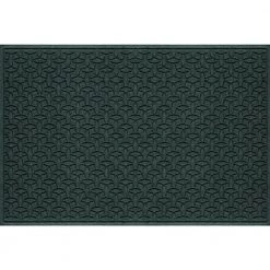Aqua Shield Ellipse Evergreen 45 in. x 70 in. PET Polyester Door Mat by Bungalow Flooring