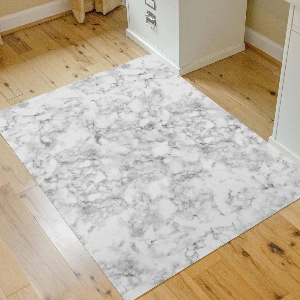 Classic Marble 3 ft. x 4 ft. Desk Chair Mat by Bungalow Flooring 4 Classic Marble 3 ft. x 4 ft. Desk Chair Mat by Bungalow Flooring - Image 4