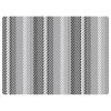 9 to 5 Stripe Gray 3 ft. x 4 ft. Home Office Desk Chair Mat by Bungalow Flooring