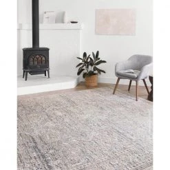 Lucia Grey/Sunset 9 ft. 3 in. x 13 ft. 3 in. Transitional Polypropylene/Polyester Pile Area Rug by LOLOI II -Bungalow Flooring Store grey sunset loloi ii area rugs lcialuc 01gyss93d3 31 1000