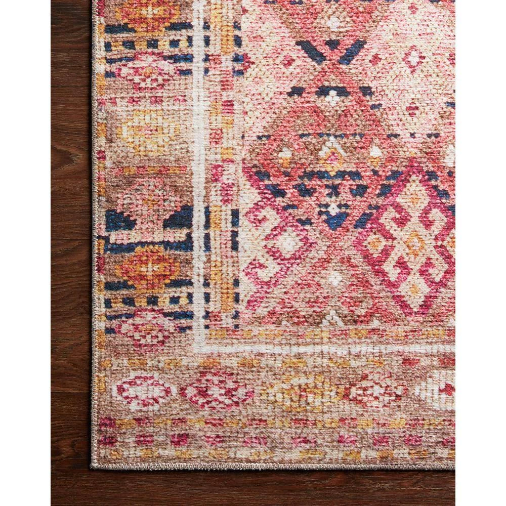 Layla Magenta/Multi 1 ft. 6 in. x 1 ft. 6 in. Sample Traditional Polyester Area Rug by LOLOI II 4 Layla Magenta/Multi 1 ft. 6 in. x 1 ft. 6 in. Sample Traditional Polyester Area Rug by LOLOI II - Image 4