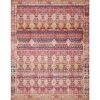 Layla Magenta/Multi 2 ft. x 5 ft. Traditional 100% Polyester Area Rug by LOLOI II