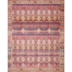 Layla Magenta/Multi 2 ft. 6 in. x 7 ft. 6 in. Traditional 100% Polyester Runner Rug by LOLOI II