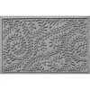 Aqua Shield Boxwood Medium Gray 23 in. x 35 in. PET Polyester Door Mat by Bungalow Flooring