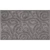 Aqua Shield Boxwood Medium Gray 35 in. x 59 in. PET Polyester Door Mat by Bungalow Flooring