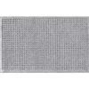 Aqua Shield Squares 18 in. x 27 in. PET Polyester Indoor Outdoor Door Mat Medium Gray by Bungalow Flooring
