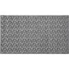Aqua Shield Dogwood Leaf Medium Gray 45 in. x 70 in. PET Polyester Door Mat by Bungalow Flooring