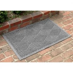 Aqua Shield Diamonds Medium Gray 23 in. x 35 in. PET Polyester Door Mat by Bungalow Flooring 21 Aqua Shield Diamonds Medium Gray 23 in. x 35 in. PET Polyester Door Mat by Bungalow Flooring -Bungalow Flooring Store medium gray bungalow flooring door mats 844570023 31 1000