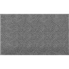 Aqua Shield Diamonds Medium Gray 35 in. x 59 in. PET Polyester Door Mat by Bungalow Flooring